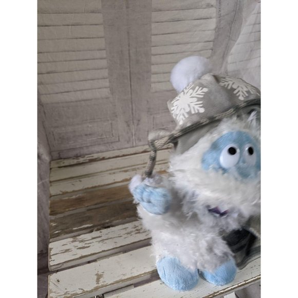 Gemmy abominable snowman red nose reindeer Rudolph - Picture 3 of 6